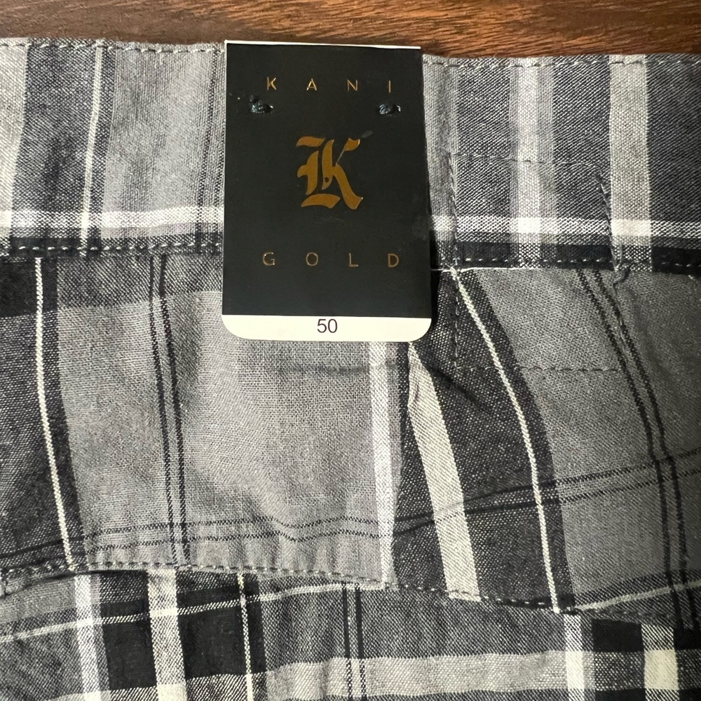 Express Gray Plaid Men's Pants